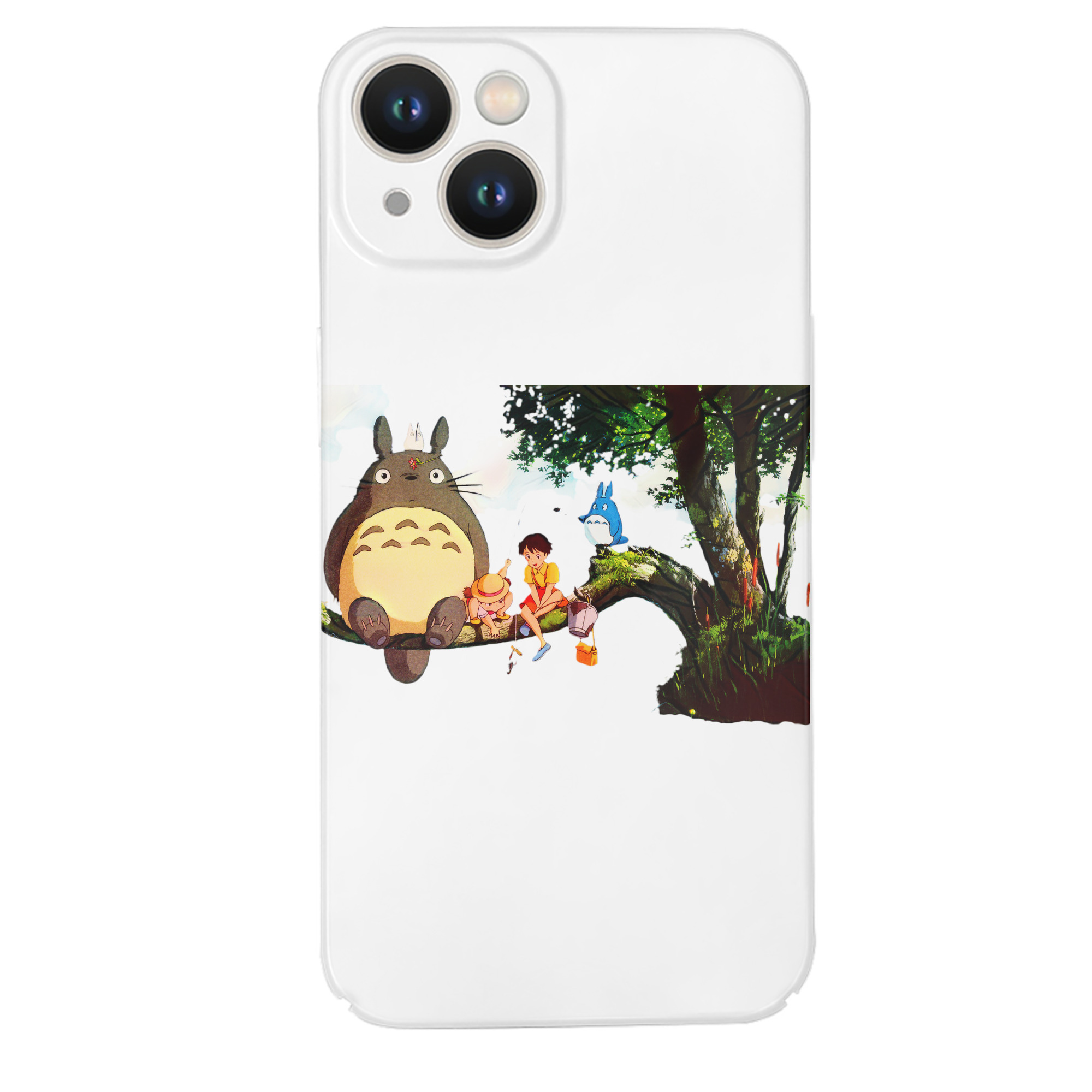 （画像用） となりのトトロ 草壁メイ 草壁サツキ My Neighbor Totoro Satsuki Kusakabe Mei Kusakabe 【iPhone 14シリーズ対応】ハードケース